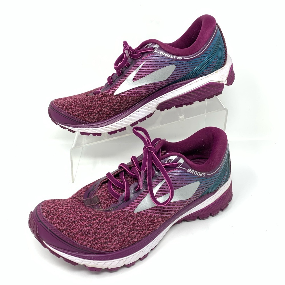 Brooks Ghost 10 Purple Running Sneakers Size 9.5